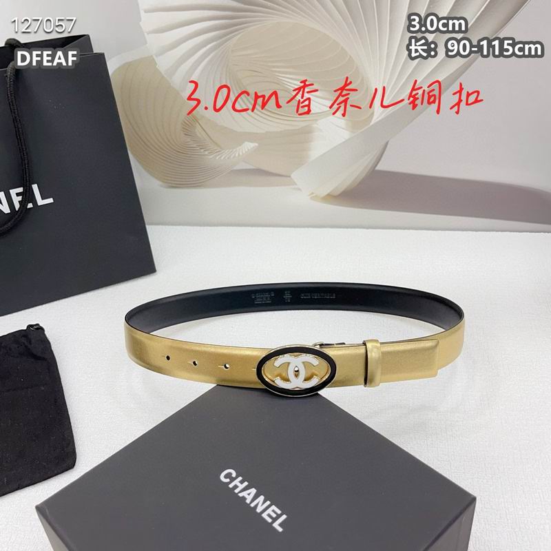 Chanel belt 30mmX90-115cm 8L34